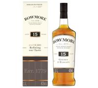Bowmore 15 ans Golden et Élégant Single Malt Whisky 1 L