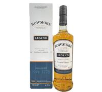 Bowmore Legend Islay Single Malt Scotch whisky avec étui, Whisky Écossais 40% - 70cl