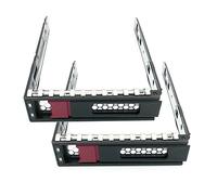 BOWONG Lot de 2 plateaux de disque dur SATA 3,5" LFF SAS pour serveur HP ProLiant ML30 DL20 BL460c ML350 ML110 DL325 G10 Gen10