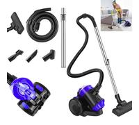 Bowose Aspirateur sans sac 1000 W avec technologie cyclonique avec filtre HEPA, brosse de sol pour parquet, tapis, carrelage, aspirateur cylindrique léger avec câble de 4 m, rayon d'action 10 m 1,5 l