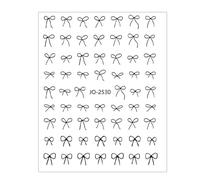 Bows Art Autocollants Auto-adhésifs Décalcomanies À Ongles Français Autocollants À Ongles Accessoires Manucure Pour Décorations Art