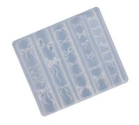 Bows Nails Moules Bowknot Art De Silicone Décorations Art Décorations Modèle Modèle