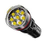 BOWTONG 1000LM 8LED Haute Puissance Led Lampes de Poche Forte Lumière COB Lampe de Poche Rechargeable Camping B0I9 avec Lampe Torche Porta LED USB Lumière