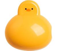 BOWTONG Couvre-tête de brosse à dents en forme d'animal de dessin animé, protecteur de brosse à dents portable, dessin animé amusant avec pingouin et canard turt, design jaune