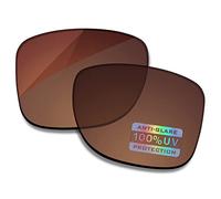 Bowyer Verres polarisés de rechange pour lunettes de soleil Maui Jim World Cup MJ266 - Marron