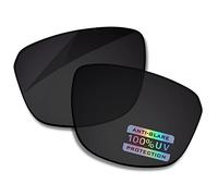 Bowyer Verres polarisés de rechange pour lunettes de soleil Oakley Split Shot OO9416 - Noir