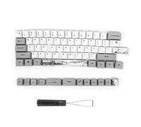 BowyTrading 73 pièces Capuchons de Touches de Sublimation Accessoire de Clavier mécanique PBT, Ensemble de Touches à Motif de Fleurs de Cerisier, Universel pour Clavier mécanique avec (6064 Encre)