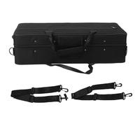 BowyTrading Boîte de rangement pour trompette avec bandoulière - En tissu Oxford - Plusieurs compartiments pour accessoires - Étui de protection durable pour musiciens - Grande capacité - T