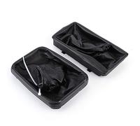 BowyTrading Colliers de levier de vitesse et frein à main en cuir, ensemble de soufflet de levier de vitesse en cuir de qualité supérieure avec base en ABS, ajustement personnalisé pour Corsa C 2000