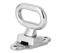 BowyTrading Échelle Pliante en Acier Inoxydable pour mât, échelle Pliante Marine pour Bateau, échelle à marches antidérapantes en Acier Inoxydable 316 avec Motif Diamant et Plaque à Ressort,
