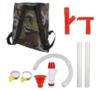 BowyTrading Épandeur d'engrais manuel avec bouton réglable, outil de fertilisation agricole, poignée ergonomique avec sac de camouflage pour maïs, légumes, canne à sucre, arbres fruitiers