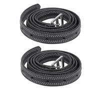BowyTrading Lot de 2 sangles d'étrier, sangle de bride pour cheval, ceinture élastique en cuir de vache épais avec matériau de qualité supérieure, équipement équestre durable pour l'équitation, design