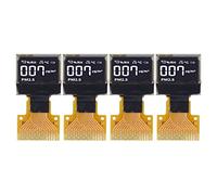 BowyTrading Module d’écran OLED 4 pièces de 0,42 Pouce, écran à diodes électroluminescentes organiques avec Puce SSD1315, Interface SPI IIC 16 Broches, Affichage Blanc pour projets électroniqu