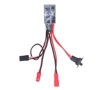 BowyTrading RC Brushed ESC 30A Régulateur de vitesse électronique pour voitures et bateaux RC, contrôle du courant bidirectionnel avec fréquence 2 kHz, compatible avec échelle 1/16 1/18 1/24, léger et