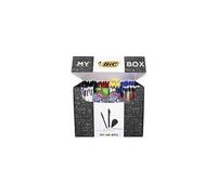 Box 115 produits d'écriture et correction + 9 offerts - assorties - bic