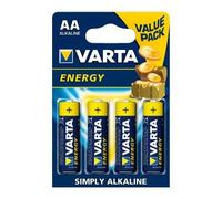 BOX 20 Blister LR06 AA Batteries VARTA ENERGY Alcali
