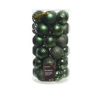Box 37 sphères D 6 cm mélange pin Vert
