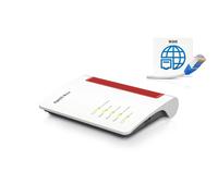 Fritz!Box 4050 | Routeur Mesh Wi-FI 6 |Wi-FI jusqu'à 3000 Mbit/s | 1 Port WAN Gigabit pour Connexion Internet sur Le Modem | 3 Ports LAN Gigabit | Base DECT | USB 2.0 | Version Internationale