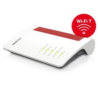 AVM Routeur Wi‑Fi 7 FRITZ!Box 7682 – bi‑bande 2,4/5 GHz, 2,5 GbE, USB 3G/4G, ADSL2+/VDSL – Blanc