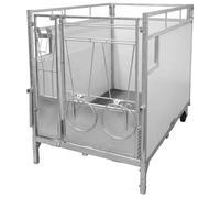 Box à veau Kerbl Argenté TU