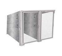 Box à vélos Berlin RAL7044 - Module complémentaire 2 places - Portes peintes - PROCITY - 529453.7044