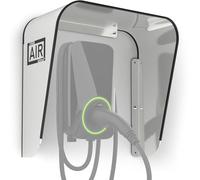 Box Air Klima Housse pour Wallbox | Protection Contre Les intempéries pour Station de Recharge pour Voitures électriques en Aluminium Composite (Blanc, L)