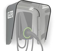 Box Air Klima Housse pour Wallbox | Protection contre les intempéries pour station de recharge pour voitures électriques en aluminium composite (Argent, S)