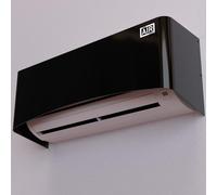 Box Air Klima Split Cover - Cache le split et respecte le design de votre maison (Noir, S)