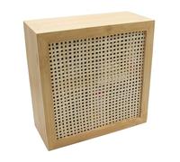 Box and beyond - Armoire Pharmacie Murale - 30,2 x 13 x 30,5 cm - Bambou - Compacte, Style Bohème - Salle de Bain, Rangement Médicaments, Accessoires - Style Design et Moderne