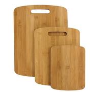 Box and beyond - Lot de 3 Planches à Découper - 24 x 20 x 15 cm - Charcuterie, Pain, Fruits, Fromage - Cuisine, Salle à manger - Style Authentique et Naturel