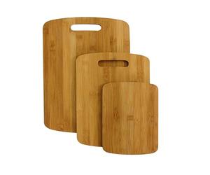 Box and beyond - Lot de 3 Planches à Découper - 24 x 20 x 15 cm - Charcuterie, Pain, Fruits, Fromage - Cuisine, Salle à manger - Style Authentique et Naturel