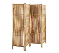 Box and Beyond - Paravent d’intérieur - 160 x 180 cm - Séparateur de pièce en Bambou Naturel - 4 Panneaux - Paravent Chambre, Salon - cloison Amovible