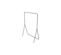 Box and beyond - Portant à Vêtements - 100 x 45 x 150 cm - Métal Noir - Étagère - Portant, Porte-Manteaux - Vêtements, Chaussures - Entrée, Chambre, Buanderie, Dressing - Style Minimaliste