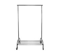 Box and beyond - Portant vêtements à roulettes - 168,5 x 53 x 181 cm - Métal Gris Argenté - Solide, Charge lourde - Extensible - Rangement, Chambre, Couloir, Dressing, Porte-manteau