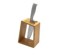 Box and beyond - Porte-Couteaux - 15 x 9 x 20 cm - Bambou Naturel - Couteaux toutes tailles et formes - Cuisine, Plan de Travail, Accessoires Cuisine - Style Authentique