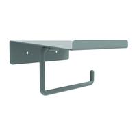 Box and beyond - Porte-Papier Toilette Mural - 14 x 6,2 x 12 cm - Métal Vert - Toilettes, WC, Salle de Bain - Accessoire - Style Industriel