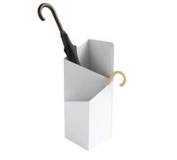 Box and beyond - Porte Parapluie - 20 x 20 x 60 cm - Métal Blanc - Rangement Parapluie - Rangement Entrée et Couloir - Design - Moderne - Original