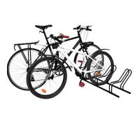 Box and beyond - Râtelier Vélos 3 Places - Métal Noir - Support Vélo Sol ou Mural Garage - Gain de Place - 107 x 48 x 29 cm - Style Moderne