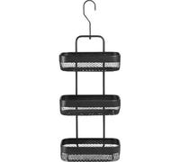 Box and beyond - Serviteur de Douche - 3 Étagères - 62 x 23 x 13 cm - Métal Noir
