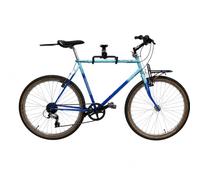 Box and beyond - Support Vélo Mural Réglable - Métal Noir - Pour 1 Vélo VTT, VTC - Rangement Vélo Garage - Gain de Place - 46 x 26 x 15 cm - Style Moderne