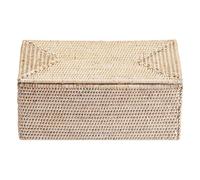 Box avec couvercle en rotin Basket UTBMD LxWxH 30x15.5x14cm