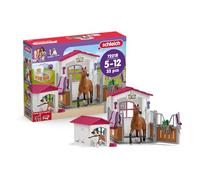Box avec Jument Hanovrien et Berger Australien SCHLEICH