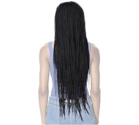 Box-Braid-Perücke für schwarze Frauen, lange synthetische Lace-Front-Perücke, 61 cm/24 in, verstellbar, natürlicher Look, bequem und leicht zu tragen, in mehreren Farben erhältlich