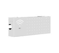 Box Cacher Routeur WiFi - Organisateur Multifonctionnel Mural En Acier Au Carbone - Boîte de Rangement pour Routeur WiFi - Pour Câbles De Connexion Fil Électronique Réseau Internet Prise Usci