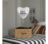 Box Cadeau Ballon Coeur à personnaliser | personnalisables avec photo ou logo | Pour vos fêtes de mariages, anniversaires, naissances, Bienvenue