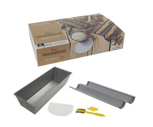 Box Cadeau "Pain Maison" avec 4 accessoires pour le pain & des recettes incontou