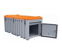 Box de chantier en polyéthylène CEMBOX 750 litres avec trappe latérale - Pour vrac - CEMO