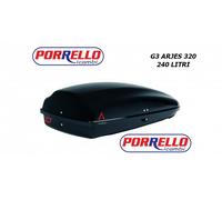 Box De Toit Baule Porte Charge 240 LT ARJES 320 Universel G3 Noir Ne