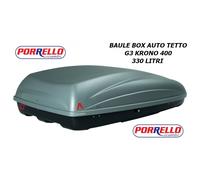 Box De Toit Universel G3 KRONO 400 Grigio 330 L 75 KG