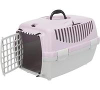 Box de transport - TRIXIE - Capri 1 - XS : 32 x 31 x 48 cm - Gris clair / Mauve
